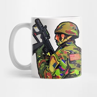 Colored Camo Mug